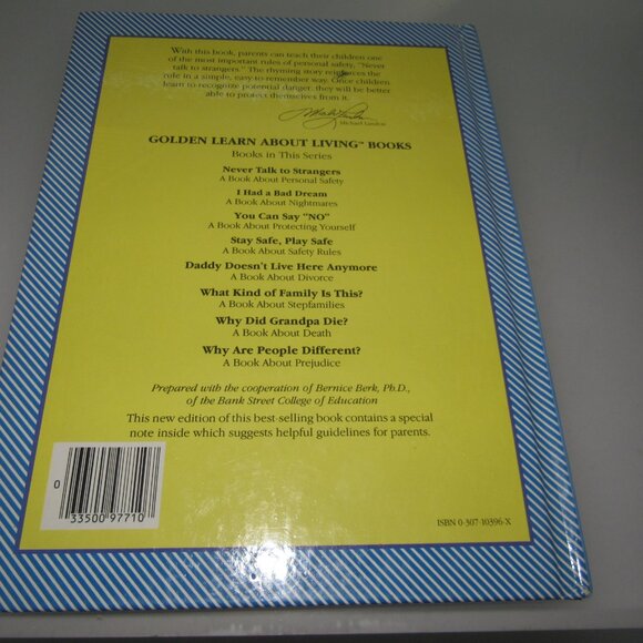 Never Talk to Strangers – Irma Joyce | Golden Learn About Living Hardcover Book - Picture 2 of 3